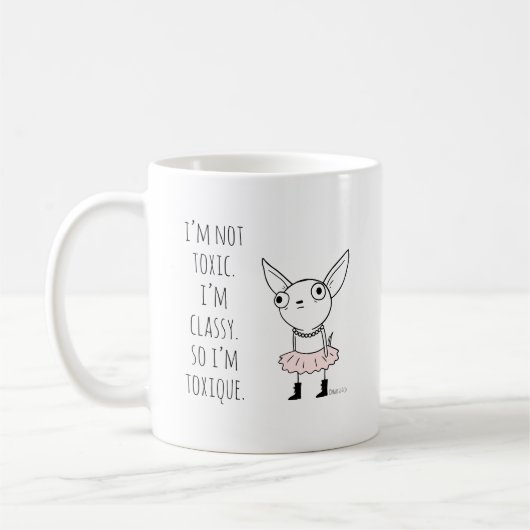 Mug Funny Saying Modern Coworker Friend Toxic Quote (Gauche)