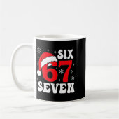 Mug Funny Saying Six Seven Christmas 67 Meme Xmas Boys (Gauche)