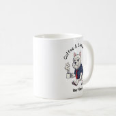 Mug Funny  Schipperke Dog Business Suit Coffee  (Devant droit)