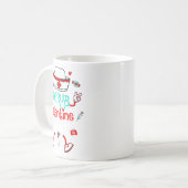 Mug Funny Scrub Valentines Day Nurse Crew Family Group (Devant gauche)