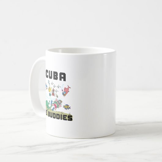 Mug Funny Scuba Dive Buddy  (Devant gauche)
