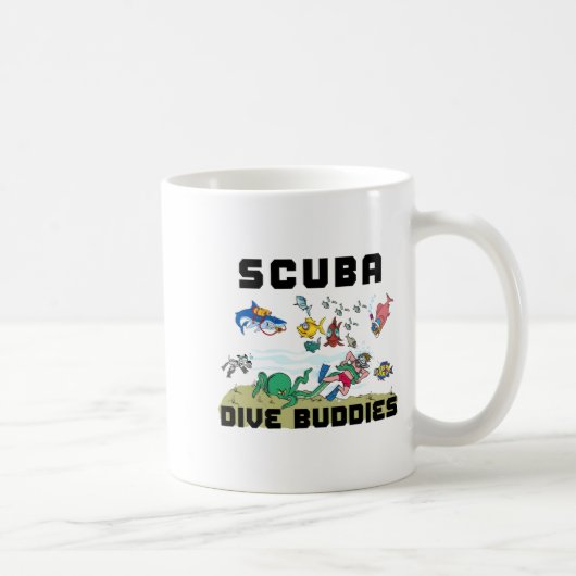 Mug Funny Scuba Dive Buddy  (Droite)