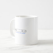 Mug Funny Search Bar Personal Trainer Humour (Devant gauche)