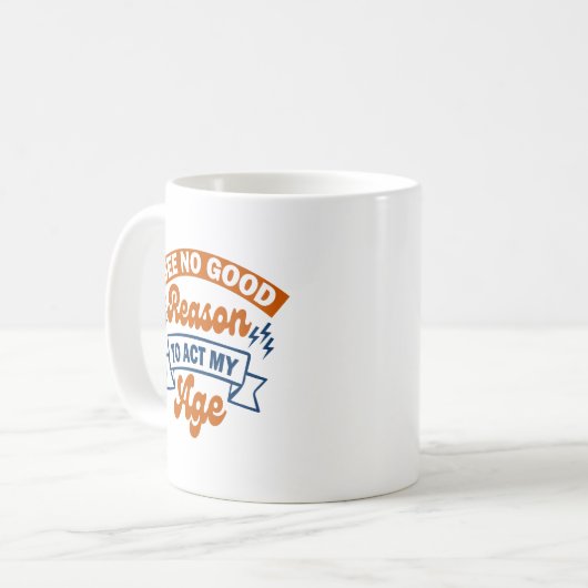 Mug Funny Senior (Devant gauche)