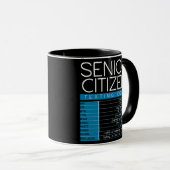 Mug Funny Senior Citizen Texting Code Cool Grandpa (Devant droit)