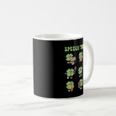 Mug Funny Shamrock Speech Therapy St Patrick's Day Slp (Devant droit)