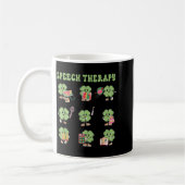 Mug Funny Shamrock Speech Therapy St Patrick's Day Slp (Gauche)