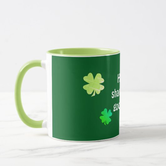 Mug Funny Shamrocky St Patrick (Gauche)