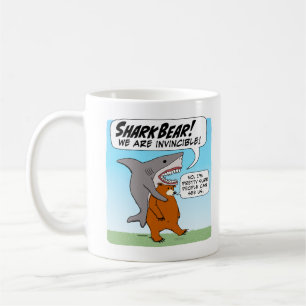Mug Funny Shark and Bear Team Up As SharkBear