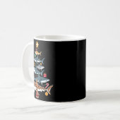 Mug Funny Shark Christmas Tree  (Devant gauche)