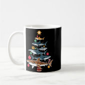 Mug Funny Shark Christmas Tree  (Gauche)