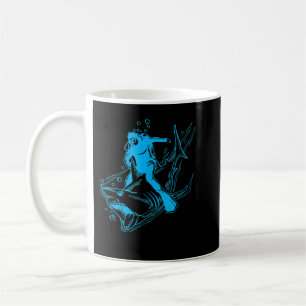 Mug Funny Shark Et Plongée Plongée Plongée Plongée Pla