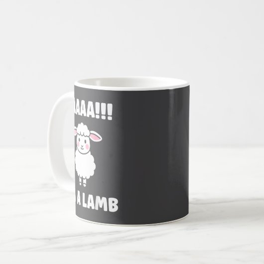 Mug Funny Sheep Quote Baaah I'm A Lamb  (Devant gauche)