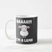 Mug Funny Sheep Quote Baaah I'm A Lamb  (Gauche)