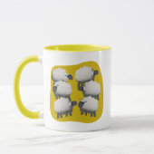 Mug Funny Sheep “What the Flock? (Gauche)