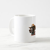 Mug Funny Sheriff Chemise Chien Allemand Pointer Chien (Devant gauche)