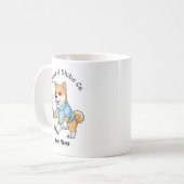 Mug Funny  Shiba Inu Dog Business Suit Coffee  (Devant gauche)