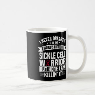 Mug Funny Sickle Cell Warrior Dit Humour Bourgogne Ri