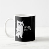 Mug Funny Silly Chat I Requiert Snacks (Gauche)