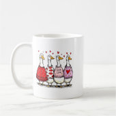 Mug Funny Silly Goose Valentine Trendy Valentine's Day (Gauche)