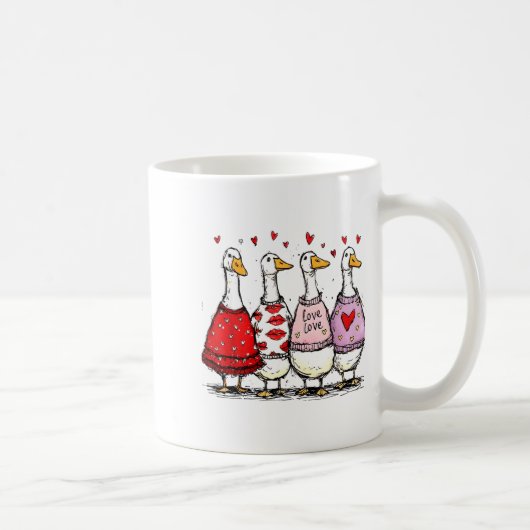 Mug Funny Silly Goose Valentine Trendy Valentine's Day (Droite)