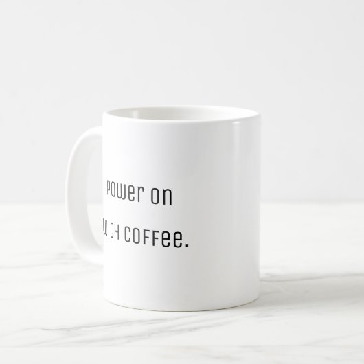 Mug Funny Simple Moderne (Devant gauche)