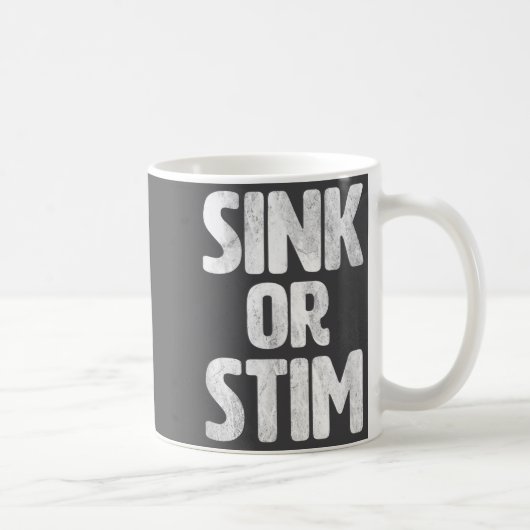 Mug Funny Sink Stim Neurodivergent Normalize Autism St (Droite)