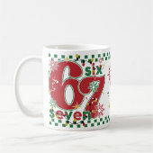 Mug Funny Six Seven 67 6 7 Meme Fun Christmas Gift (Gauche)