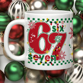 Mug Funny Six Seven 67 6 7 Meme Fun Christmas Gift