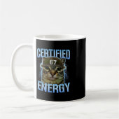 Mug Funny Six Seven 67 Meme Certified Energy Cursed Ca (Gauche)
