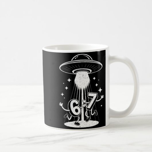 Mug Funny Six Seven 67 Meme Internet Meme Ufo Gen Alph (Droite)