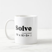 Mug Funny Six Seven 67 Meme Pemdas School Math Teacher (Gauche)