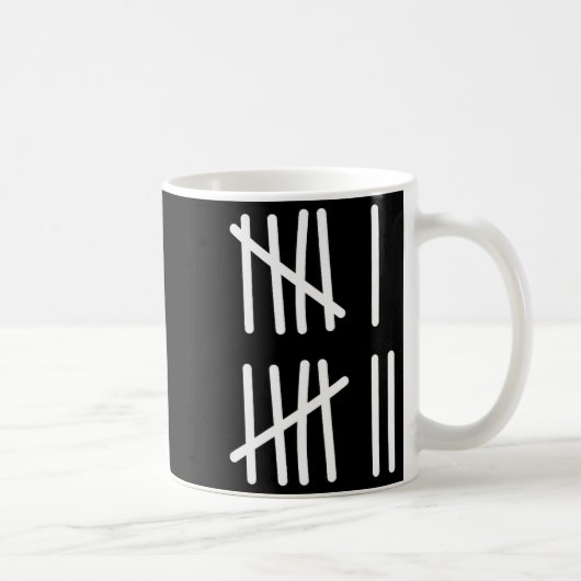 Mug Funny Six Seven 67 Meme Tally Marks 6 7 Numbers Ki (Droite)