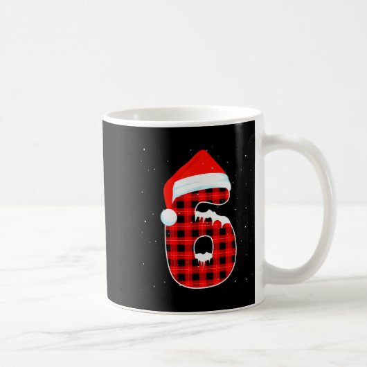 Mug Funny Six Seven 6 7 Meme 67 Christmas Red Plaid Xm (Droite)