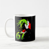 Mug Funny Six Seven 6 7 Meme 67 Xmas Hand Christmas Co (Gauche)