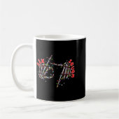 Mug Funny Six Seven 6 7 Meme Couple Christmas Hand Ske (Gauche)