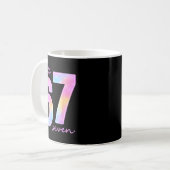 Mug Funny Six Seven 6 7 Meme Gen Alpha Slang 67 Kids G (Devant gauche)
