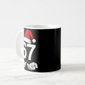 Mug Funny Six Seven 6 7 Meme Gen Alpha Slang Christmas (Devant gauche)