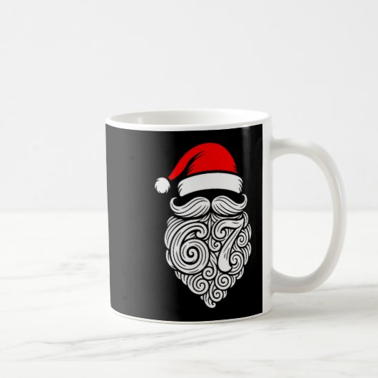 Mug Funny Six Seven 6 7 Meme Santa Christmas Shirt Men (Droite)