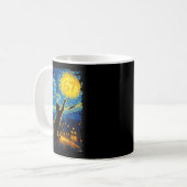 Mug Funny Six Seven 6 7 Meme Starry Night Van Gogh Bla (Devant gauche)