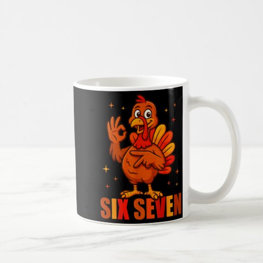 Mug Funny Six Seven 6 7 Meme Thanksgiving Turkey 67 Ha (Droite)