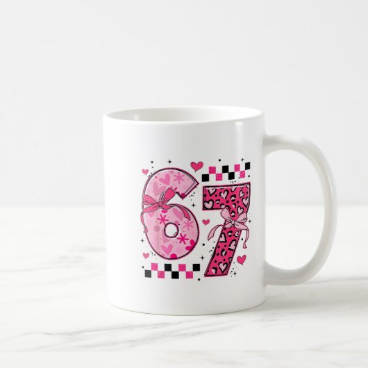 Mug Funny Six Seven 6 7 Meme Valentine For Men Women K (Droite)