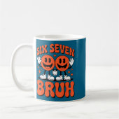 Mug Funny Six Seven 6 7 Meme Valentine Hearts Valentin (Gauche)