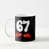 Mug Funny Six Seven Christmas Pajamas Meme Gen Alpha 6 (Gauche)