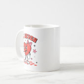 Mug Funny Six Seven Cute Heart 67 Meme Valentine Kids  (Devant gauche)