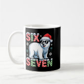 Mug Funny Six Seven Lar Bear Christmas 67 Santa Hat Wi (Gauche)
