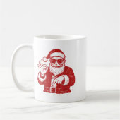 Mug Funny Six Seven Meme 67 Christmas Brainrot Santa C (Gauche)