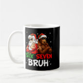 Mug Funny Six Seven Meme 6 7 Bruh Santa Bigfoot Christ (Gauche)