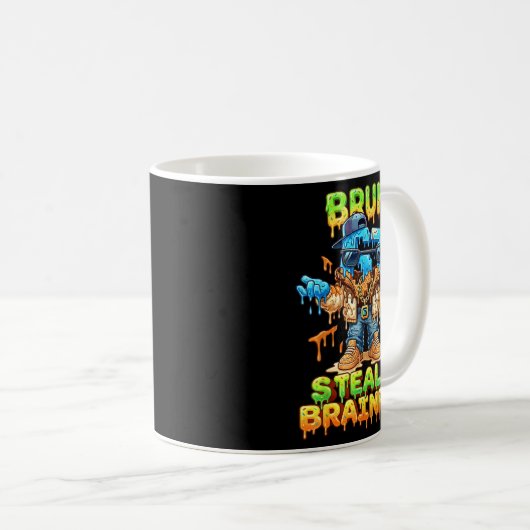 Mug Funny Six Seven Meme - Bruh Steal A Brainrot - Fun (Devant droit)