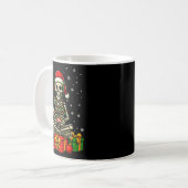 Mug Funny Skeleton Game Controller Xmas Lights Men Wom (Devant gauche)